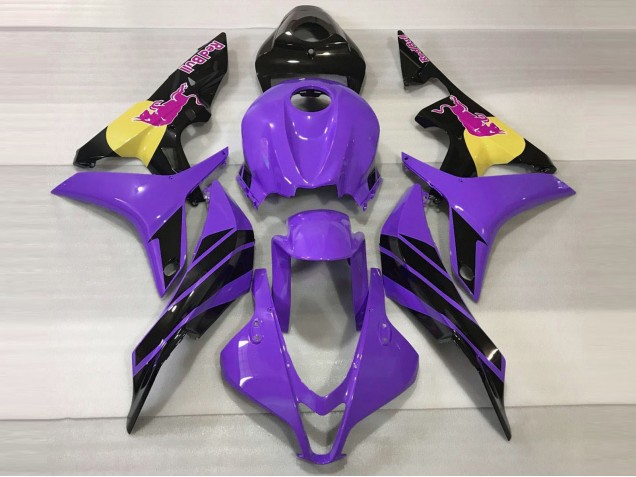 Púrpura & Rosa Toro 2007-2008 Honda CBR600RR Carenados Moto Púrpura & Rosa Toro 2007-2008 Honda CBR600RR Carenados Moto