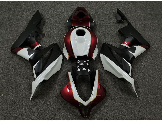Racing Rojo & Negro 2009-2012 Honda CBR600RR Carenados Moto Racing Rojo & Negro 2009-2012 Honda CBR600RR Carenados Moto