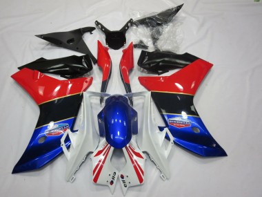 Raya Dorada Tricolor 2011-2012 Honda CBR600F Carenados Moto