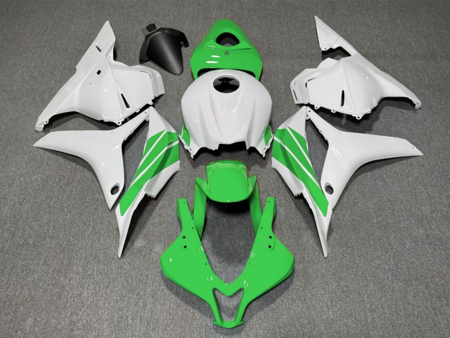 Raya Lateral Verde & Blanca 2009-2012 Honda CBR600RR Carenados Moto Raya Lateral Verde & Blanca 2009-2012 Honda CBR600RR Carenados Moto