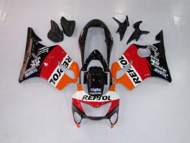 Repsol Rojo Naranja & Negro 1999-2000 Honda CBR600 F4 Carenados Moto