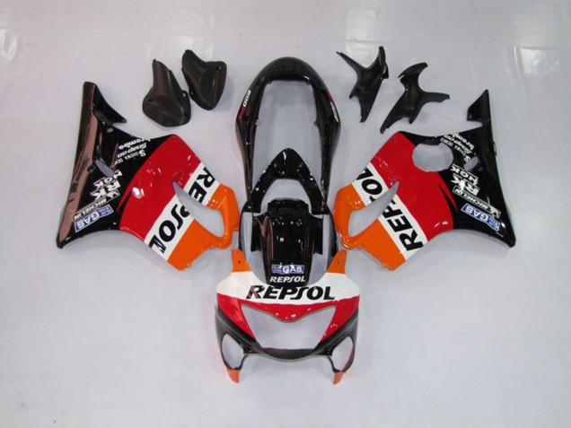 Repsol Rojo Naranja & Negro 1999-2000 Honda CBR600 F4 Carenados Moto