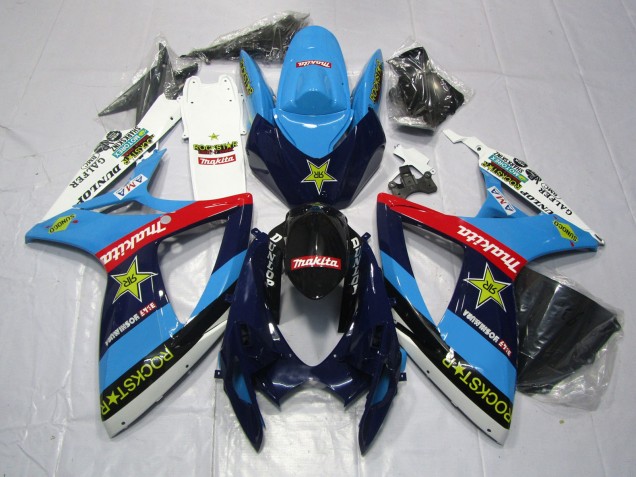 Rockstar 2006-2007 Suzuki GSXR 600-750 Carenados Moto Rockstar 2006-2007 Suzuki GSXR 600-750 Carenados Moto