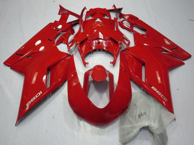Rojo 1098 2007-2014 Ducati 848 1098 1198 Carenados Moto Rojo 1098 2007-2014 Ducati 848 1098 1198 Carenados Moto