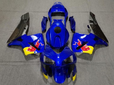 Rojo Azul Brillo Toro 2003-2004 Honda CBR600RR Carenados Moto