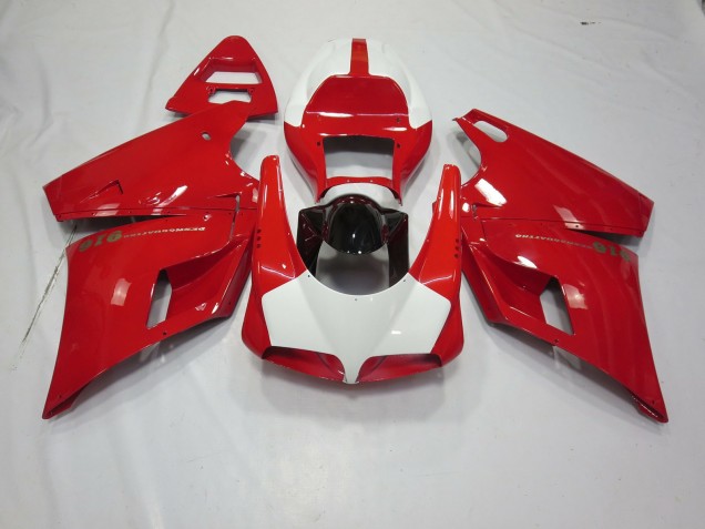 Rojo & Blanco 1993-2005 Ducati 996 748 916 998 Carenados Moto Rojo & Blanco 1993-2005 Ducati 996 748 916 998 Carenados Moto