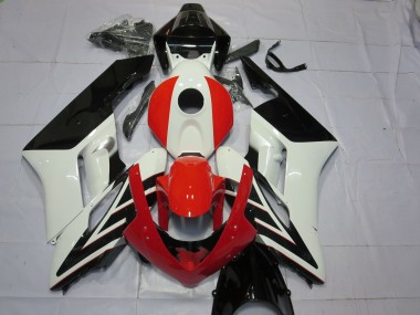 Rojo Blanco & Negro 2004-2005 Honda CBR1000RR Carenados Moto