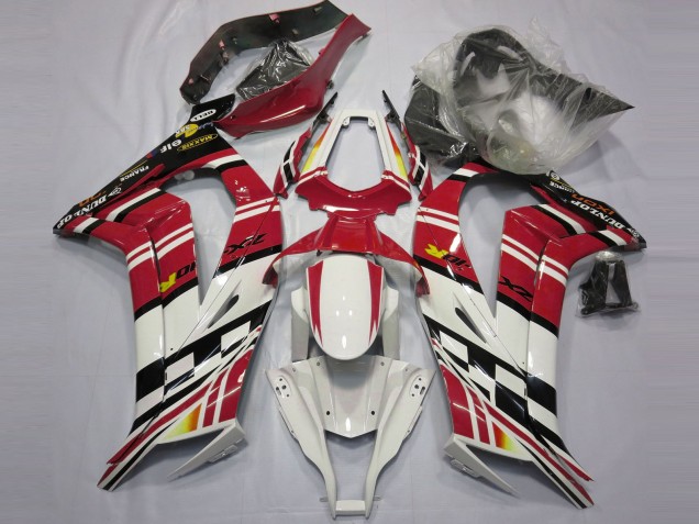 Rojo Blanco & Negro 2011-2015 Kawasaki ZX10R Carenados Moto Rojo Blanco & Negro 2011-2015 Kawasaki ZX10R Carenados Moto