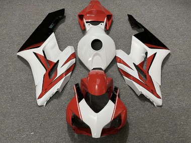 Rojo Blanco & Negro Brillo 2004-2005 Honda CBR1000RR Carenados Moto