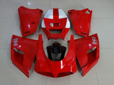Rojo Brillante 1993-2005 Ducati 996 748 916 998 Carenados Moto