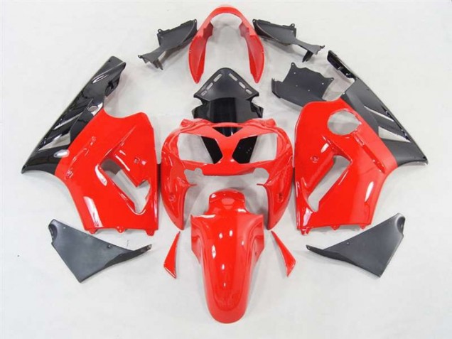 Rojo Brillante 2002-2005 Kawasaki ZX12R Carenados Moto Rojo Brillante 2002-2005 Kawasaki ZX12R Carenados Moto