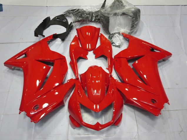 Rojo Brillante 2008-2012 Kawasaki Ninja 250 Carenados Moto Rojo Brillante 2008-2012 Kawasaki Ninja 250 Carenados Moto