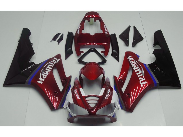 Rojo Brillante 2009-2012 Triumph Daytona 675 Carenados Moto Rojo Brillante 2009-2012 Triumph Daytona 675 Carenados Moto