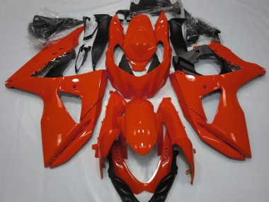 Rojo Brillante 2009-2016 Suzuki GSXR 1000 Carenados Moto