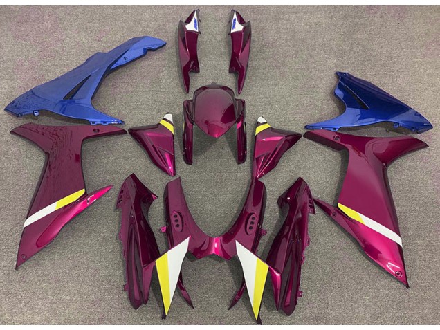 Rojo Brillante & Azul 2011-2024 Suzuki GSXR 600-750 Carenados Moto Rojo Brillante & Azul 2011-2024 Suzuki GSXR 600-750 Carenados Moto