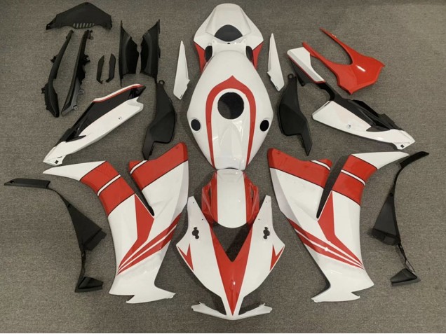 Rojo Brillante & Blanco 2012-2016 Honda CBR1000RR Carenados Moto Rojo Brillante & Blanco 2012-2016 Honda CBR1000RR Carenados Moto