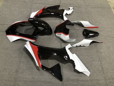 Rojo Brillante Blanco & Negro 2015-2019 Yamaha R1 Carenados Moto