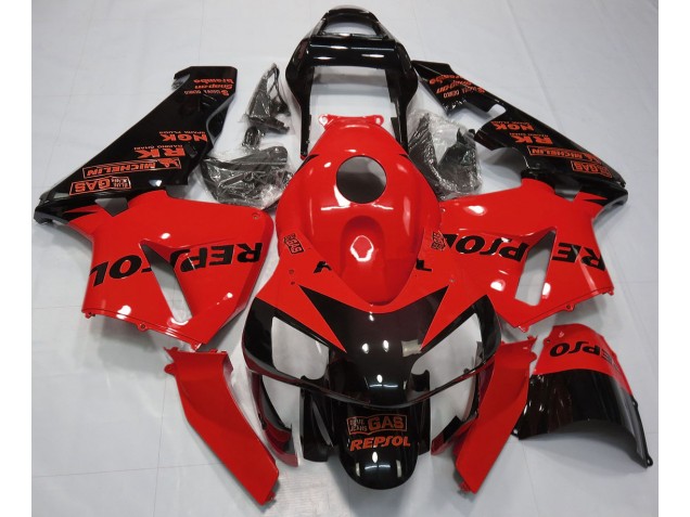 Rojo Brillo Repsol 2003-2004 Honda CBR600RR Carenados Moto Rojo Brillo Repsol 2003-2004 Honda CBR600RR Carenados Moto