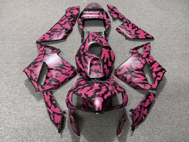 Rojo Camuflaje 2003-2004 Honda CBR600RR Carenados Moto