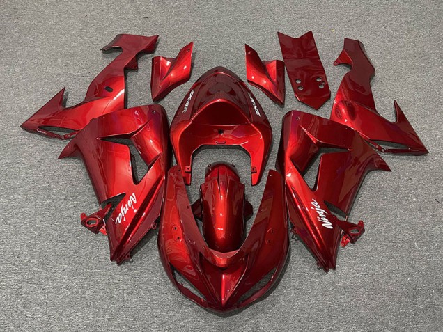 Rojo Caramelo 2006-2007 Kawasaki ZX10R Carenados Moto Rojo Caramelo 2006-2007 Kawasaki ZX10R Carenados Moto