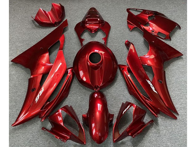 Rojo Caramelo 2008-2016 Yamaha R6 Carenados Moto Rojo Caramelo 2008-2016 Yamaha R6 Carenados Moto
