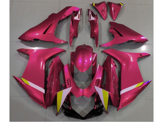 Rojo Caramelo Brillante 2011-2024 Suzuki GSXR 600-750 Carenados Moto Rojo Caramelo Brillante 2011-2024 Suzuki GSXR 600-750 Carenados Moto