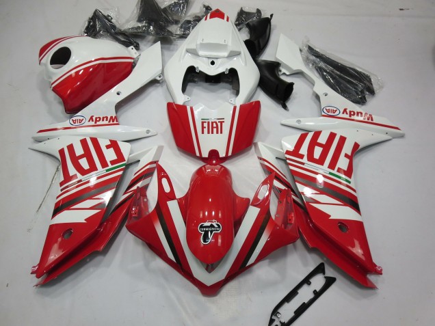 Rojo Fiat 2007-2008 Yamaha R1 Carenados Moto Rojo Fiat 2007-2008 Yamaha R1 Carenados Moto