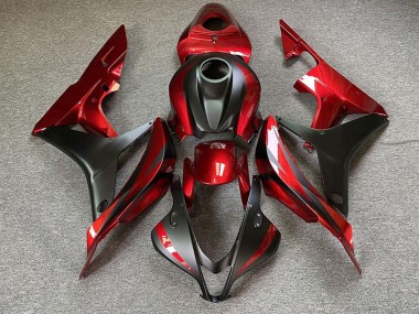Rojo Granate 2007-2008 Honda CBR600RR Carenados Moto
