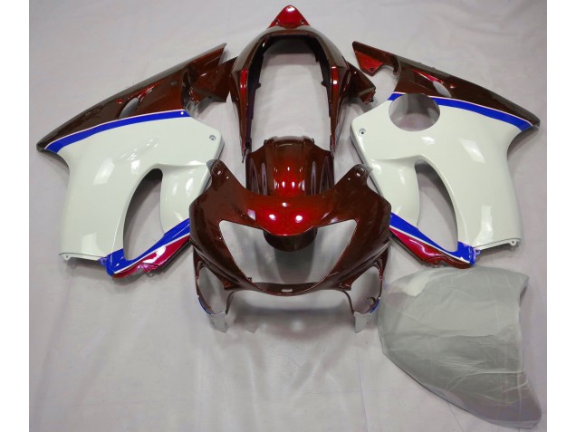 Rojo Intenso & Azul 1999-2000 Honda CBR600 F4 Carenados Moto Rojo Intenso & Azul 1999-2000 Honda CBR600 F4 Carenados Moto