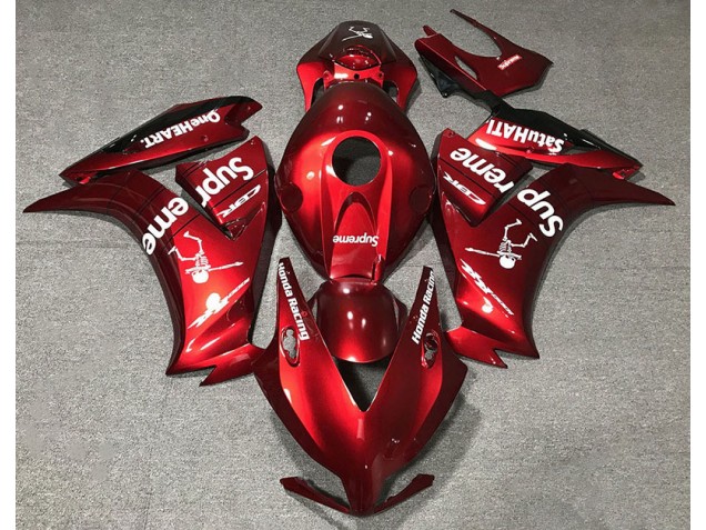 Rojo Intenso Personalizado 2012-2016 Honda CBR1000RR Carenados Moto