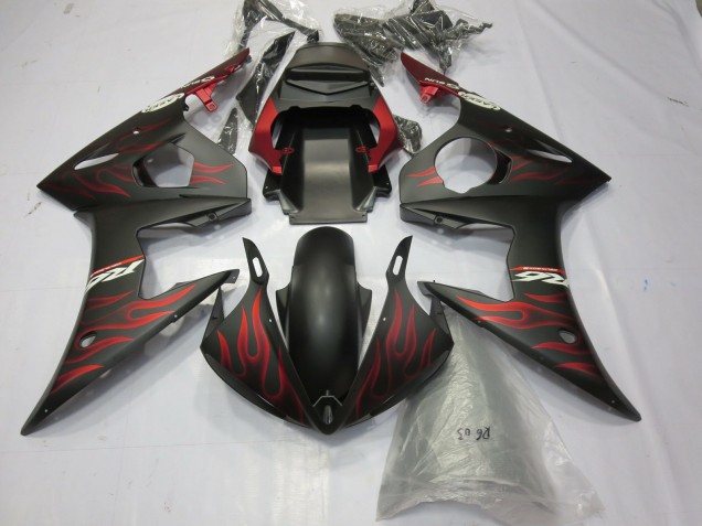 Rojo Mate Llama 2003-2004 Yamaha R6 Carenados Moto Rojo Mate Llama 2003-2004 Yamaha R6 Carenados Moto