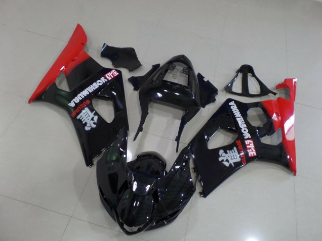 Rojo & Negro 2003-2004 Suzuki GSXR 1000 Carenados Moto Rojo & Negro 2003-2004 Suzuki GSXR 1000 Carenados Moto