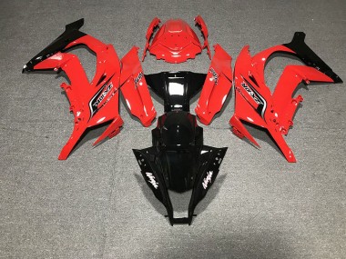 Rojo & Negro 2011-2015 Kawasaki ZX10R Carenados Moto