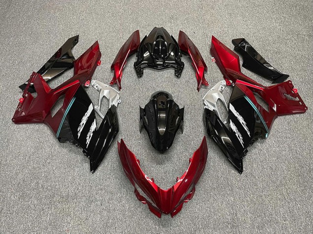 Rojo & Negro 2018-2023 Kawasaki Ninja 400 Carenados Moto Rojo & Negro 2018-2023 Kawasaki Ninja 400 Carenados Moto