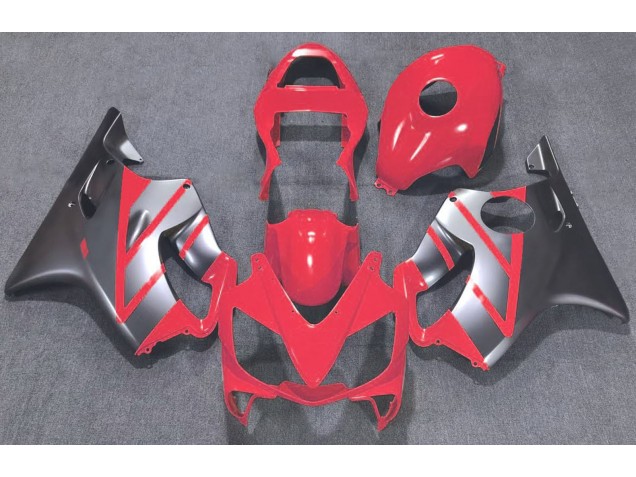 Rojo & Plata Mate 2001-2003 Honda CBR600 F4i Carenados Moto Rojo & Plata Mate 2001-2003 Honda CBR600 F4i Carenados Moto