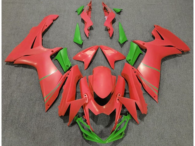 Rojo Pomelo Mate & Verde 2011-2024 Suzuki GSXR 600-750 Carenados Moto Rojo Pomelo Mate & Verde 2011-2024 Suzuki GSXR 600-750 Carenados Moto