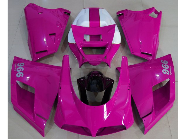 Rosa Brillante 1993-2005 Ducati 996 748 916 998 Carenados Moto Rosa Brillante 1993-2005 Ducati 996 748 916 998 Carenados Moto