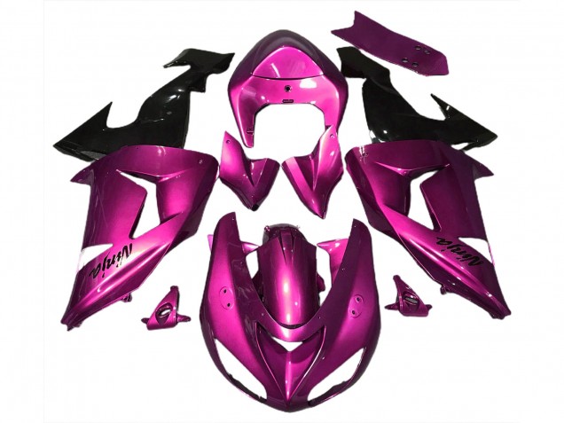 Rosa Brillante 2006-2007 Kawasaki ZX10R Carenados Moto Rosa Brillante 2006-2007 Kawasaki ZX10R Carenados Moto