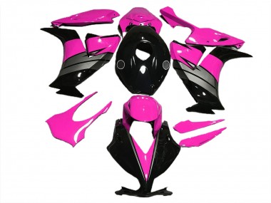 Rosa Brillante Negro & Gris 2012-2016 Honda CBR1000RR Carenados Moto
