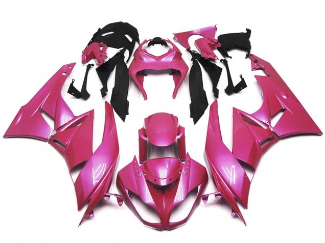 Rosa Brillante Vibrante 2009-2012 Kawasaki ZX6R Carenados Moto Rosa Brillante Vibrante 2009-2012 Kawasaki ZX6R Carenados Moto