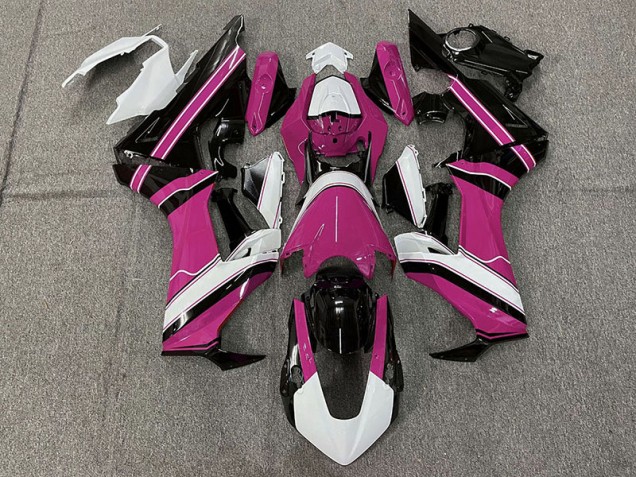Rosa Brillo Blanco & Negro 2017-2023 Honda CBR1000RR Carenados Moto Rosa Brillo Blanco & Negro 2017-2023 Honda CBR1000RR Carenados Moto
