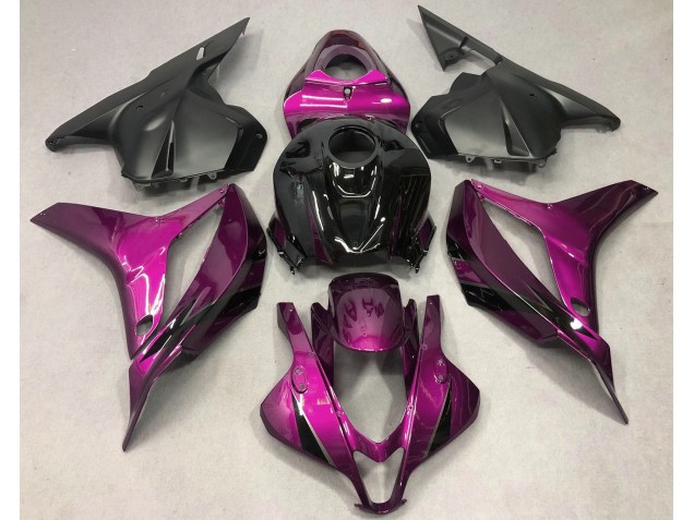 Rosa Intenso Con Negro 2009-2012 Honda CBR600RR Carenados Moto Rosa Intenso Con Negro 2009-2012 Honda CBR600RR Carenados Moto