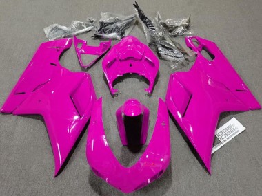 Rosa Liso Brillante 2007-2014 Ducati 848 1098 1198 Carenados Moto