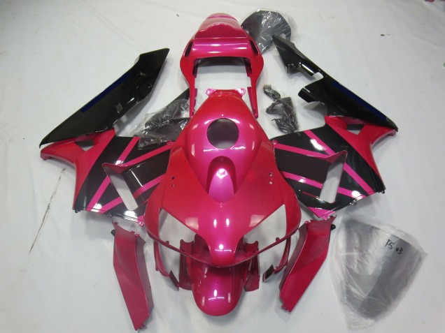 Rosa & Negro 2003-2004 Honda CBR600RR Carenados Moto Rosa & Negro 2003-2004 Honda CBR600RR Carenados Moto