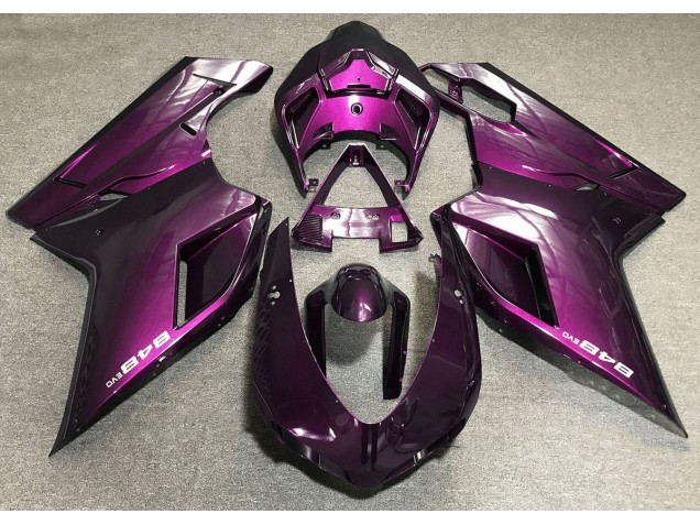 Rosa Profundo 2007-2014 Ducati 848 1098 1198 Carenados Moto Rosa Profundo 2007-2014 Ducati 848 1098 1198 Carenados Moto