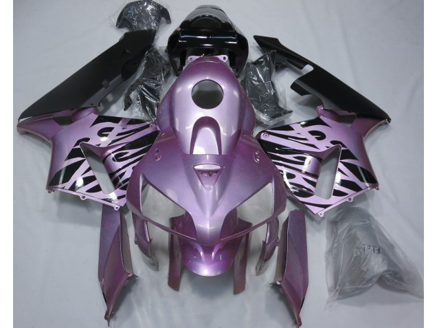 Rosa Púrpura Llama 2005-2006 Honda CBR600RR Carenados Moto