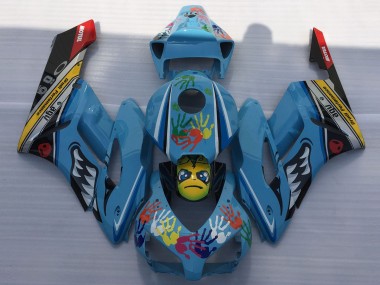 Tiburón Azul 2004-2005 Honda CBR1000RR Carenados Moto