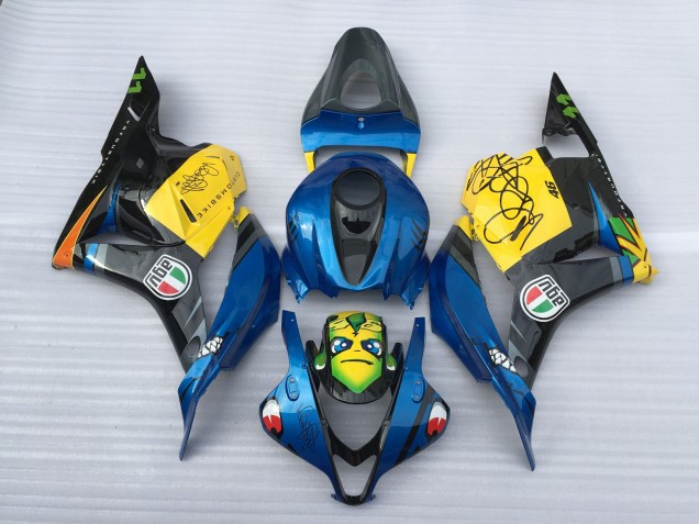 Tiburón Azul 2009-2012 Honda CBR600RR Carenados Moto