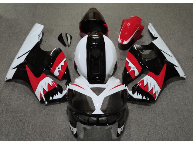 Tiburón Rojo 2002-2005 Kawasaki ZX12R Carenados Moto Tiburón Rojo 2002-2005 Kawasaki ZX12R Carenados Moto