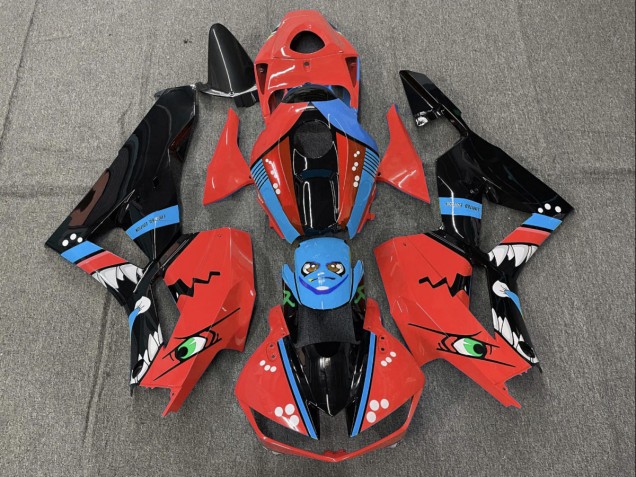 Tiburón Rojo 2013-2023 Honda CBR600RR Carenados Moto Tiburón Rojo 2013-2023 Honda CBR600RR Carenados Moto